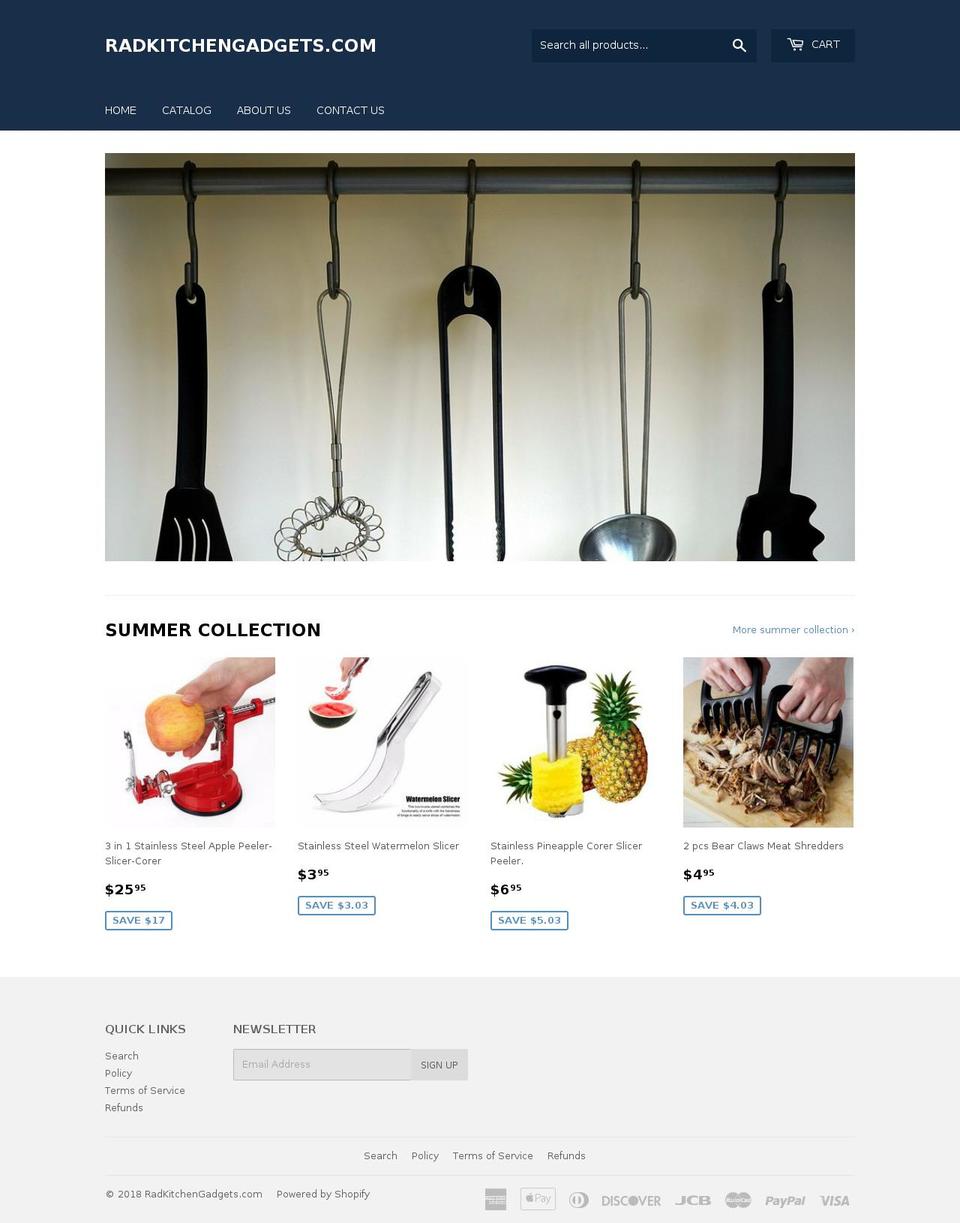 radkitchengadgets.com — Shopify storefront screenshot