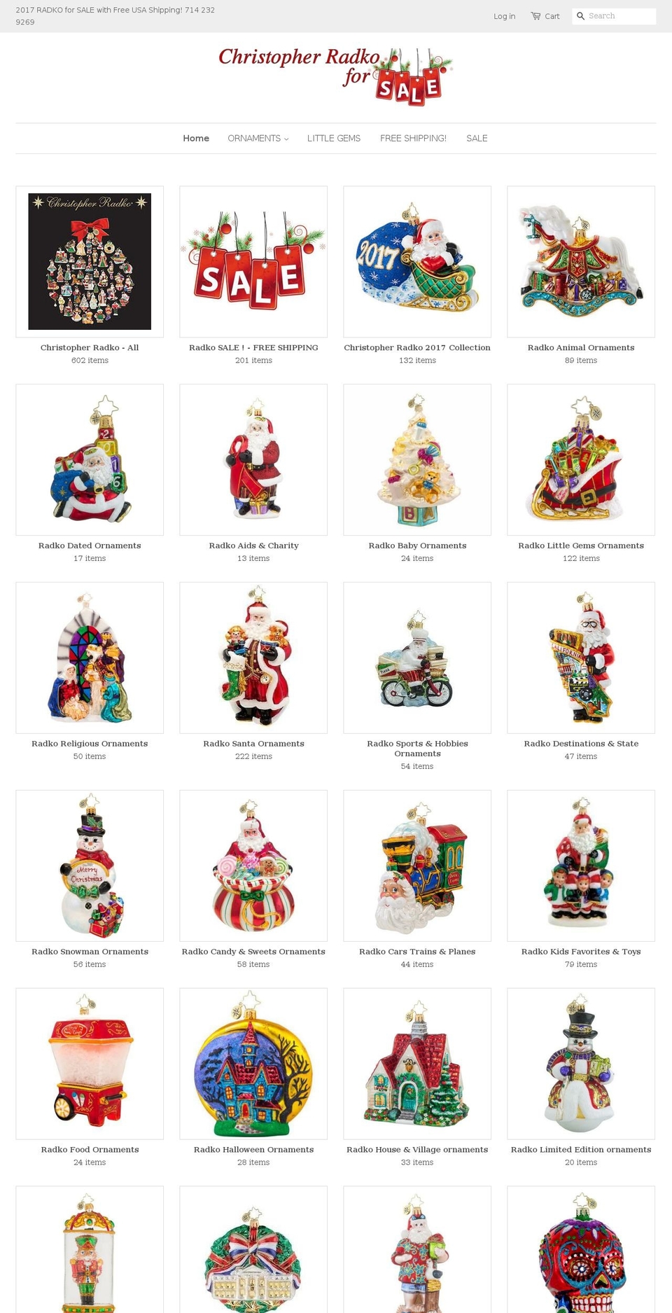 radkoforsale.com shopify website screenshot