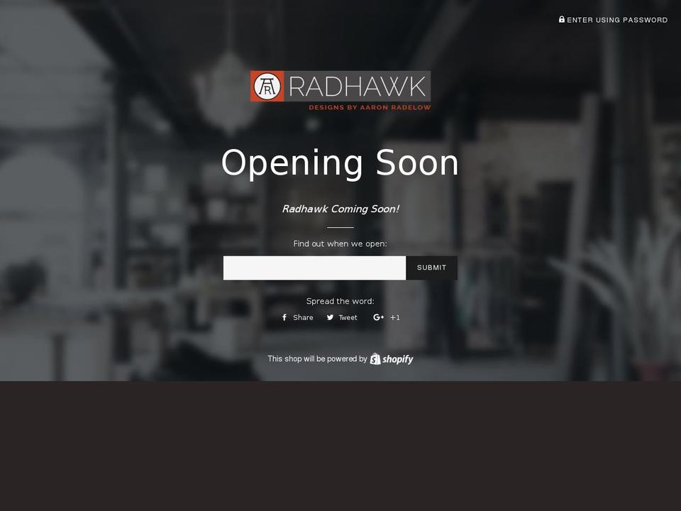 radlamps.com shopify website screenshot