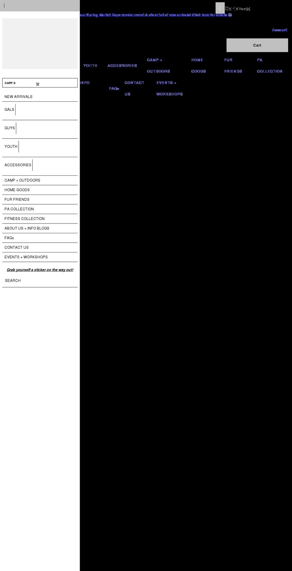 radlandsco.com shopify website screenshot