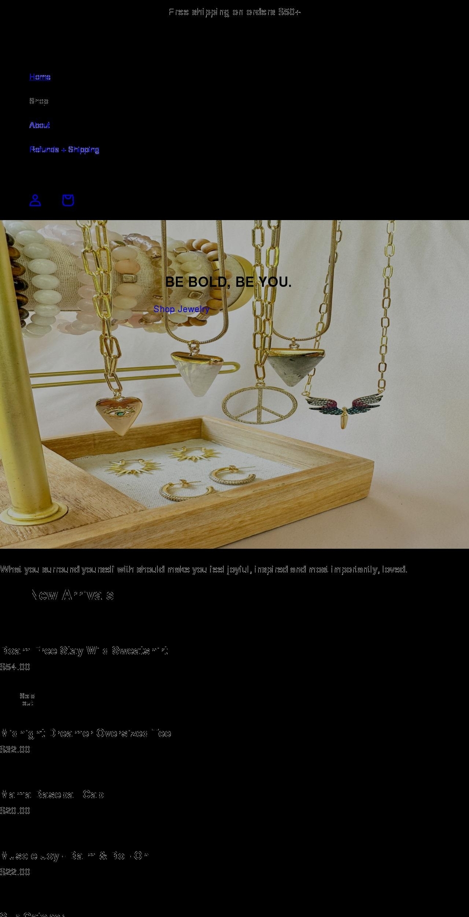 radmoonmama.com shopify website screenshot