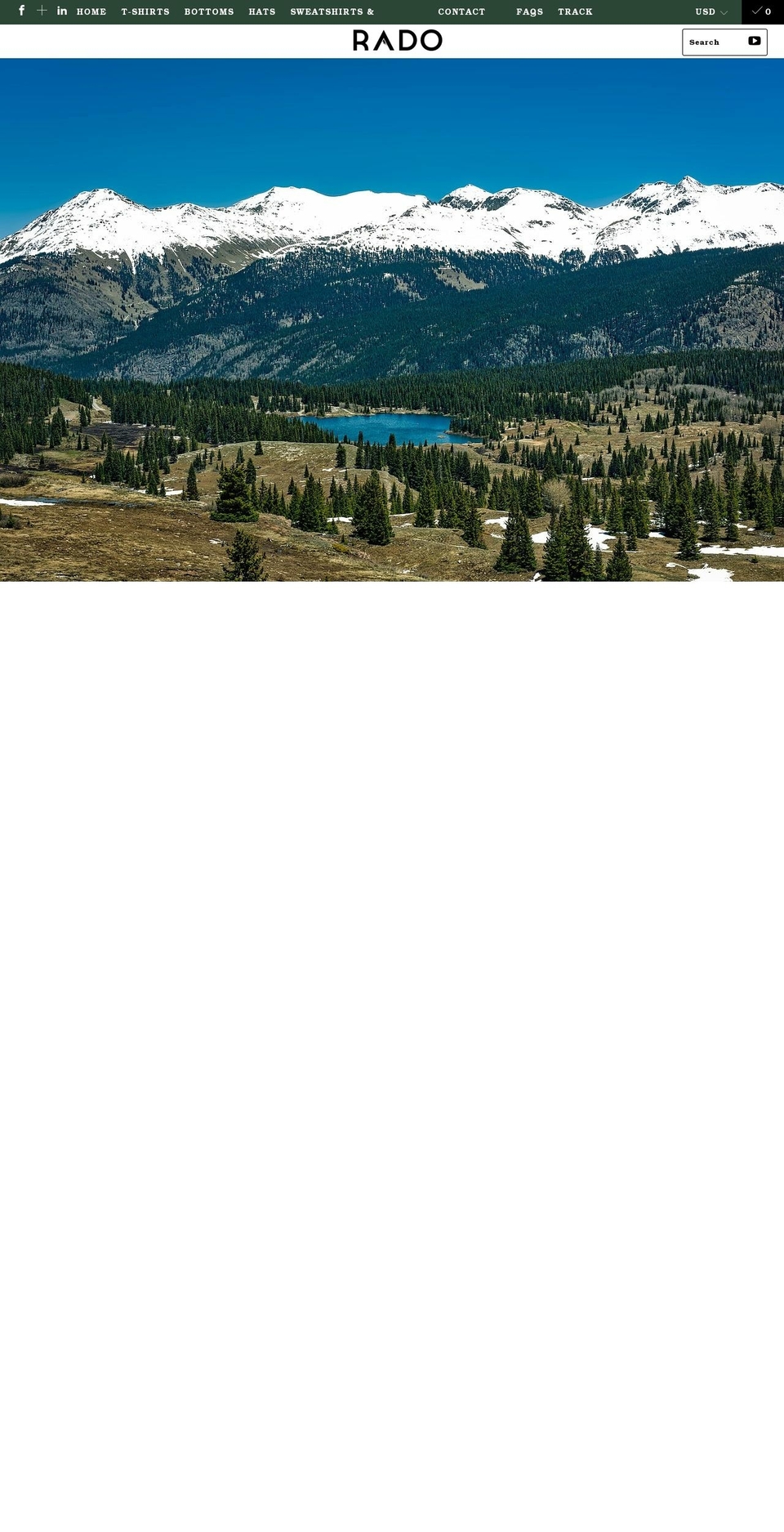radothreads.com shopify website screenshot