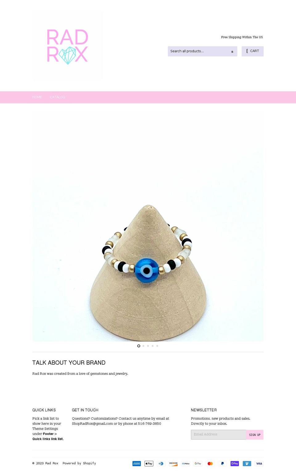 radrox.com shopify website screenshot