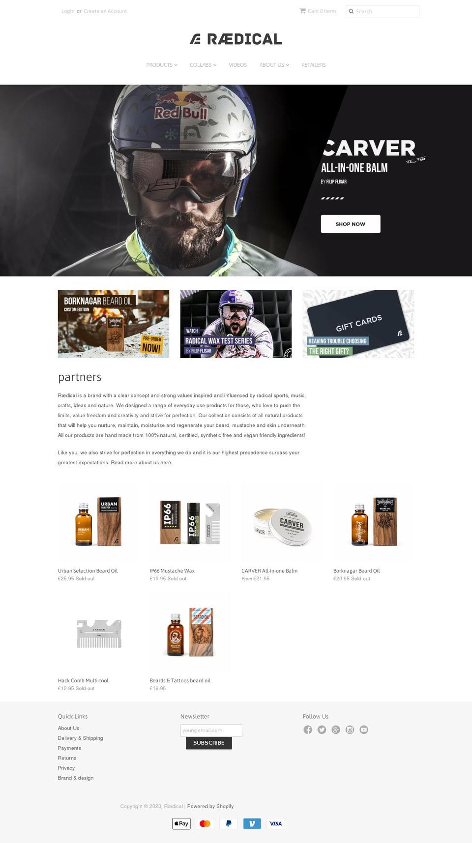 raedical.co.uk shopify website screenshot