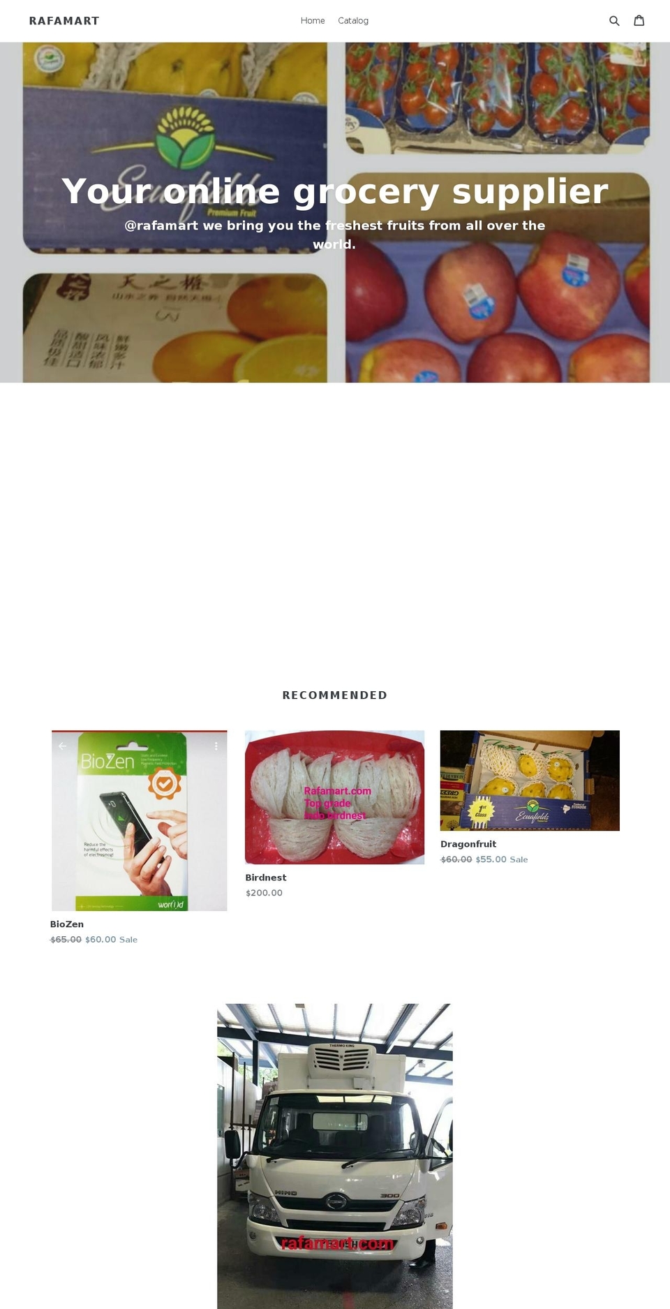 rafamart.com — Shopify storefront screenshot