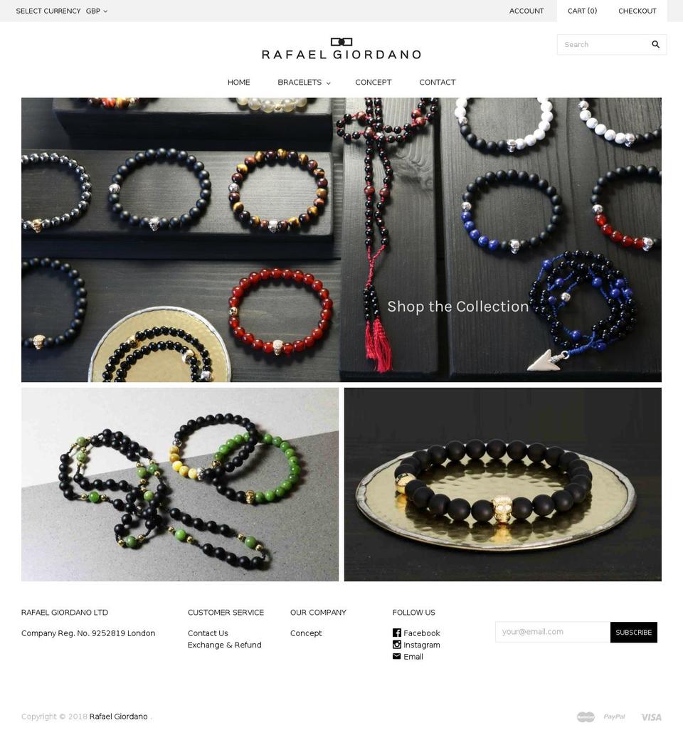 raffaelegiordano.com — Shopify storefront screenshot