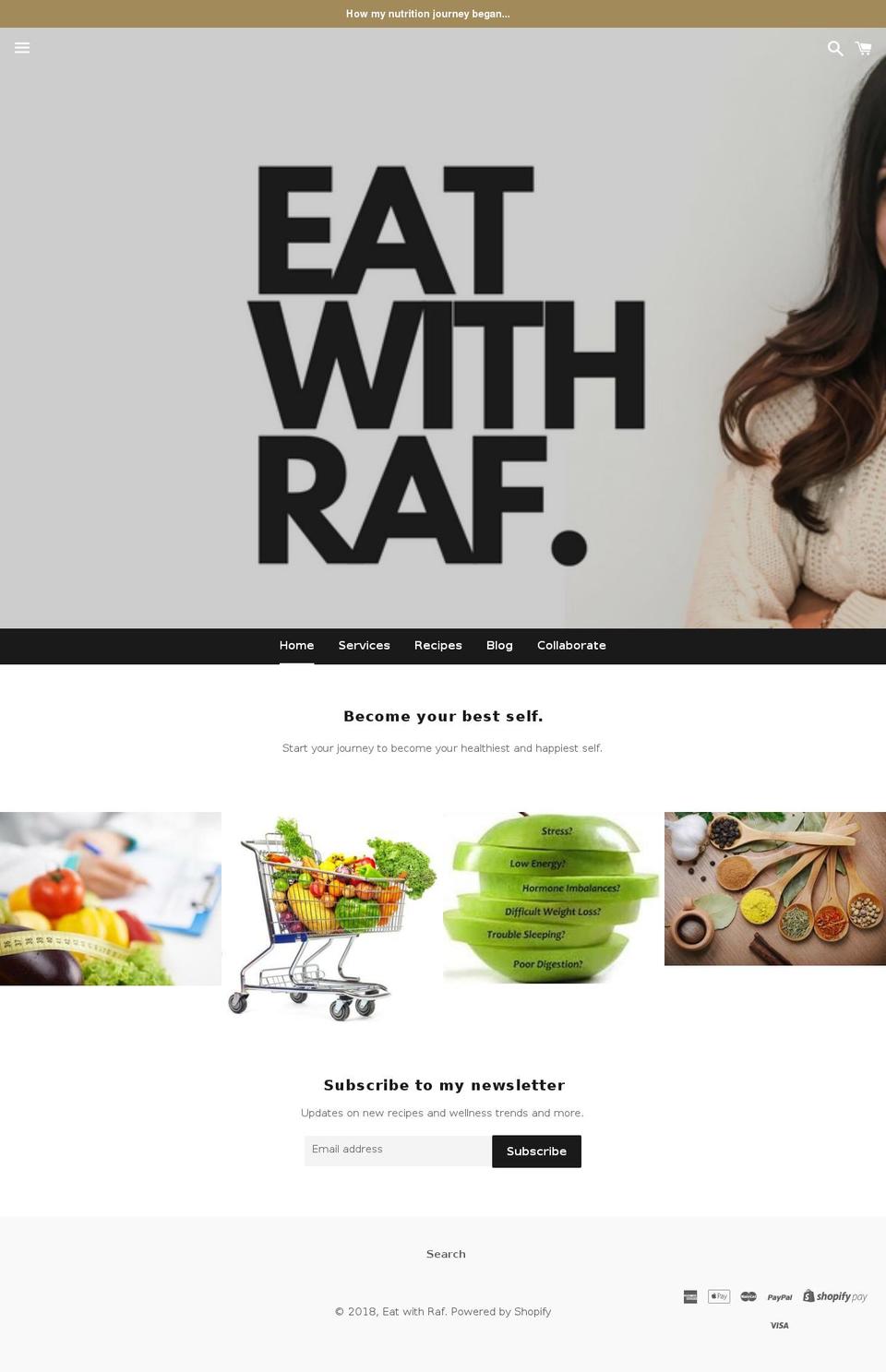 rafiakanji.com — Shopify storefront screenshot