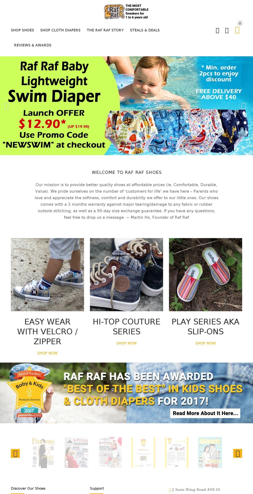YourStore Shopify theme site example rafrafshoes.com
