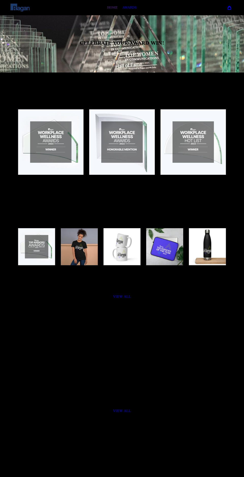 raganstore.com shopify website screenshot