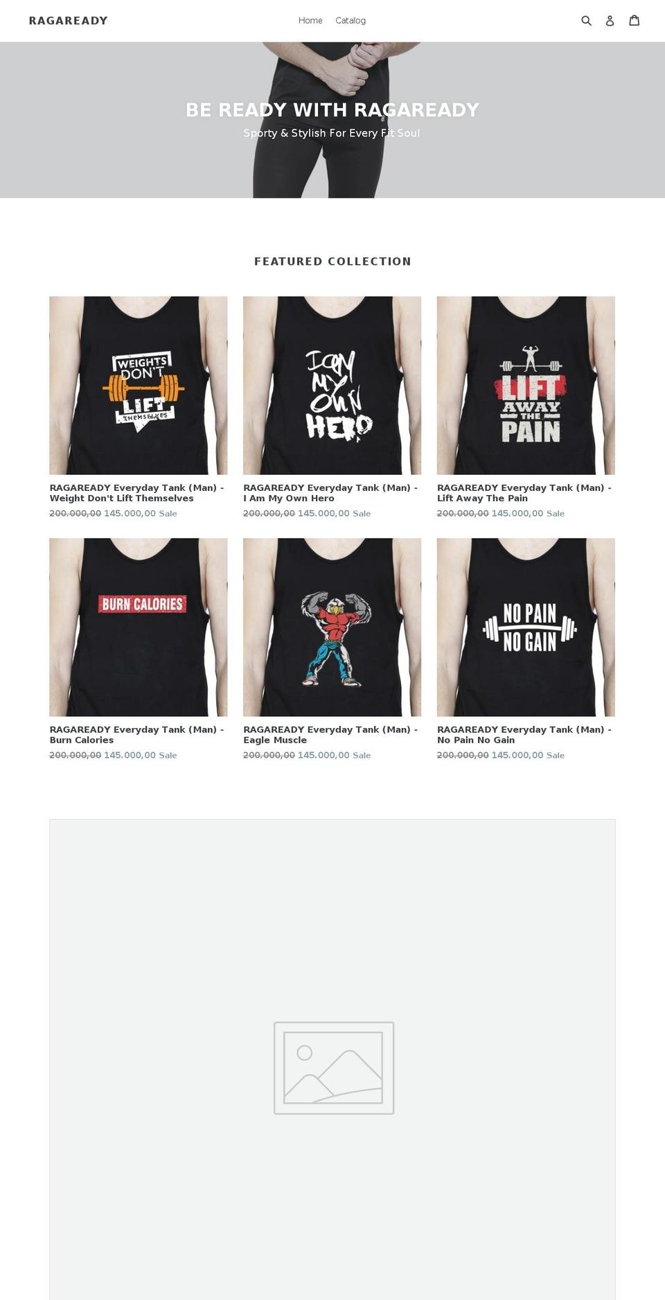 ragaready.com — Shopify storefront screenshot