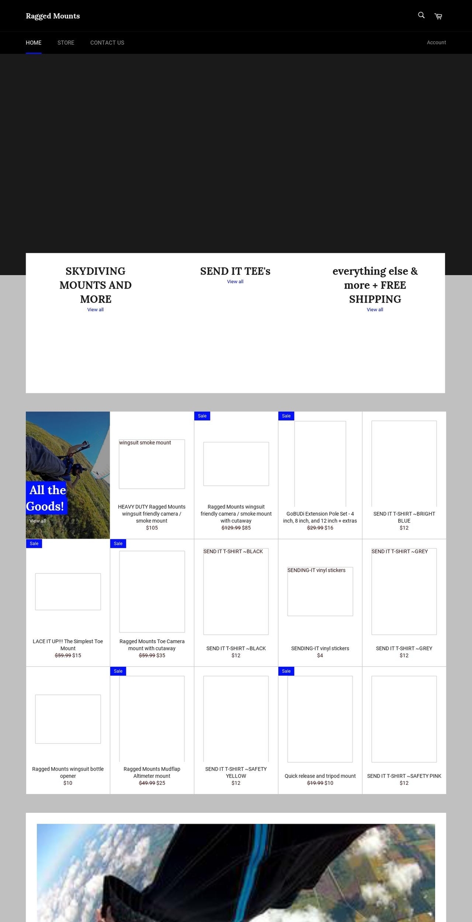 raggedmounts.com — Shopify storefront screenshot