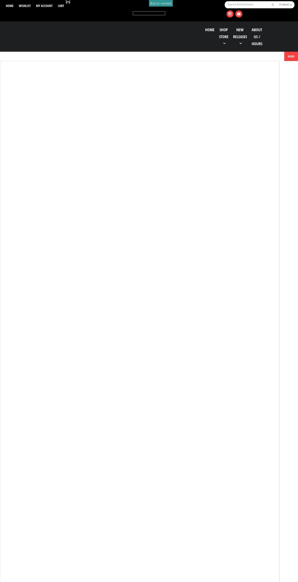 raginrecordsfresno.com shopify website screenshot