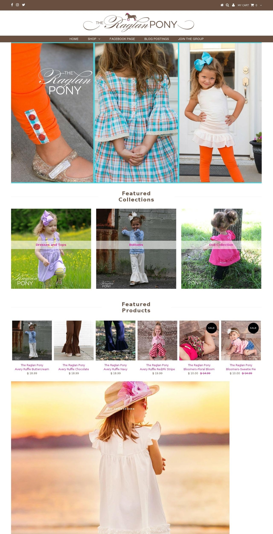 raglanpony.com — Shopify storefront screenshot