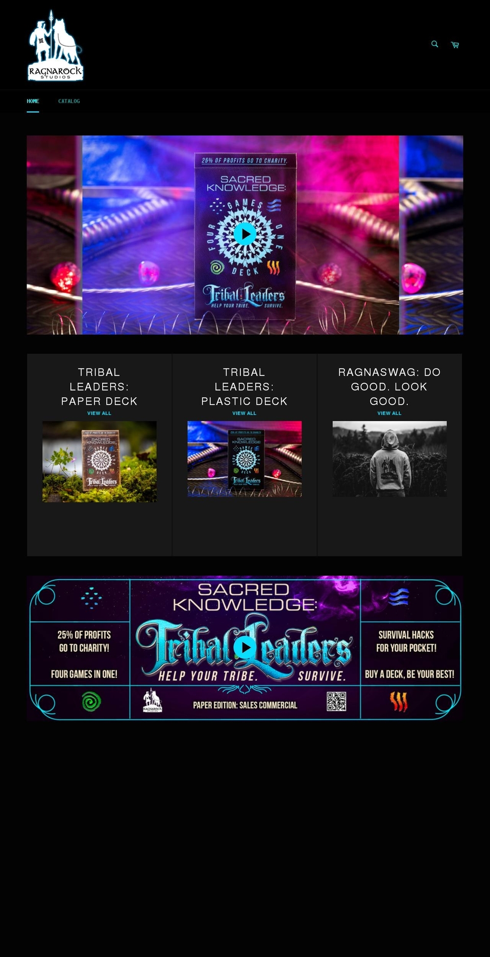 ragnarock-studios.myshopify.com shopify website screenshot