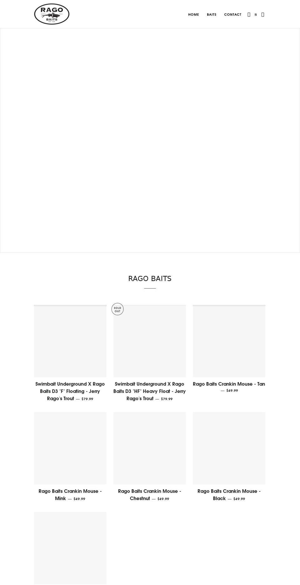 ragobaits.com shopify website screenshot