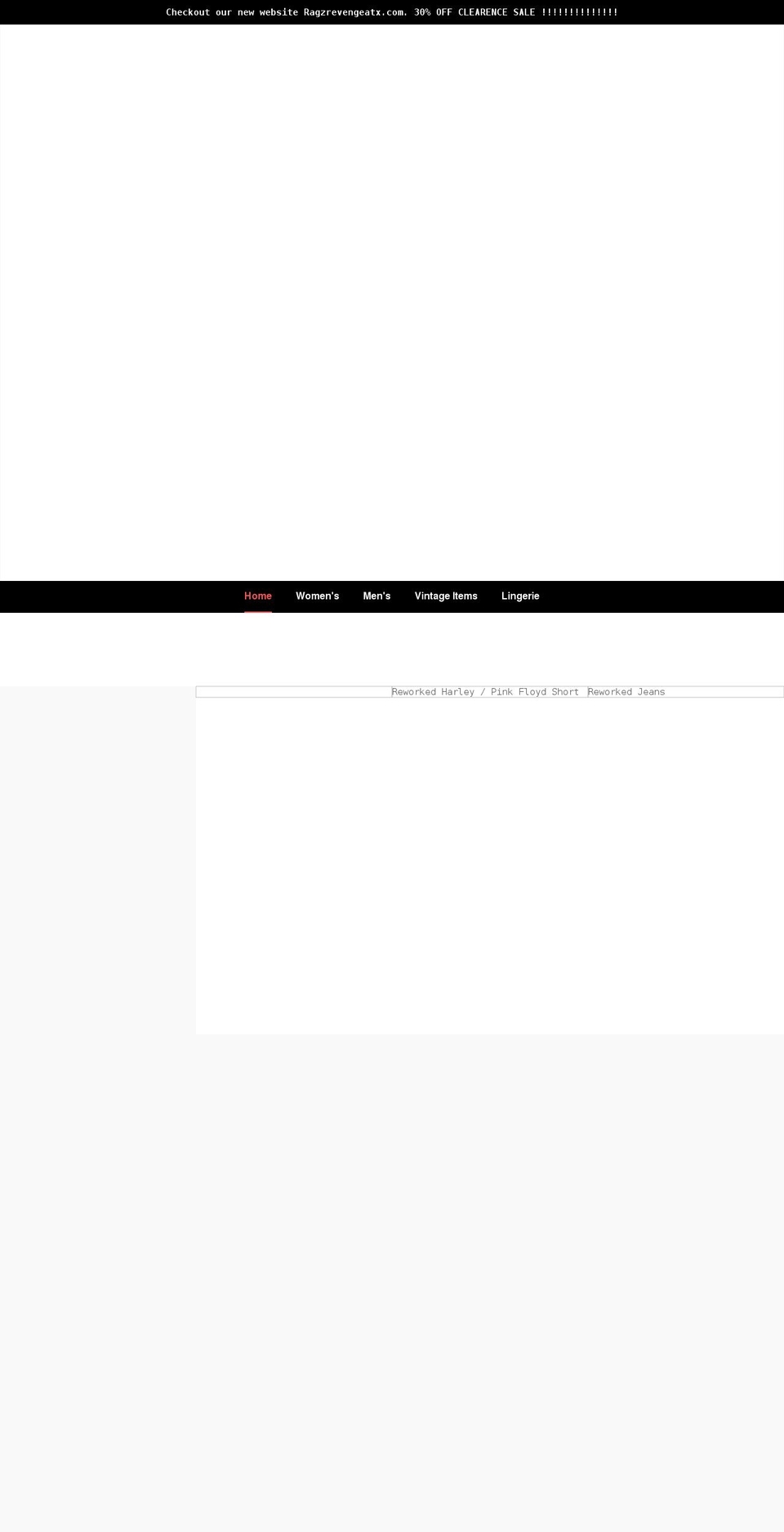 ragzrevenge.com shopify website screenshot