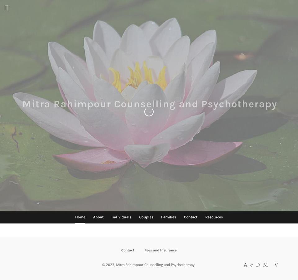 rahimpour.ca shopify website screenshot