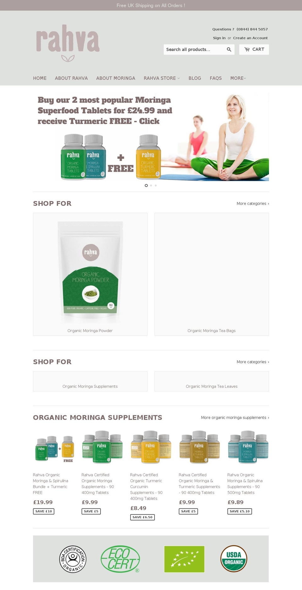 rahvastore.com — Shopify storefront screenshot
