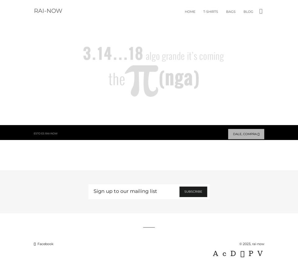 rai-now.com shopify website screenshot