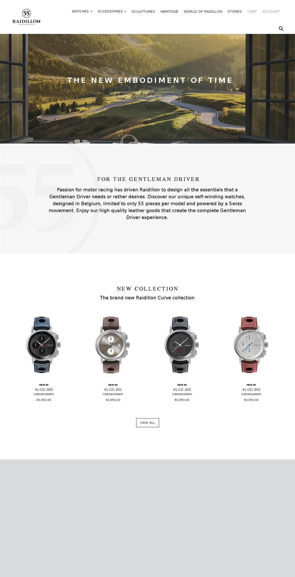 raidillon.com — Shopify storefront screenshot