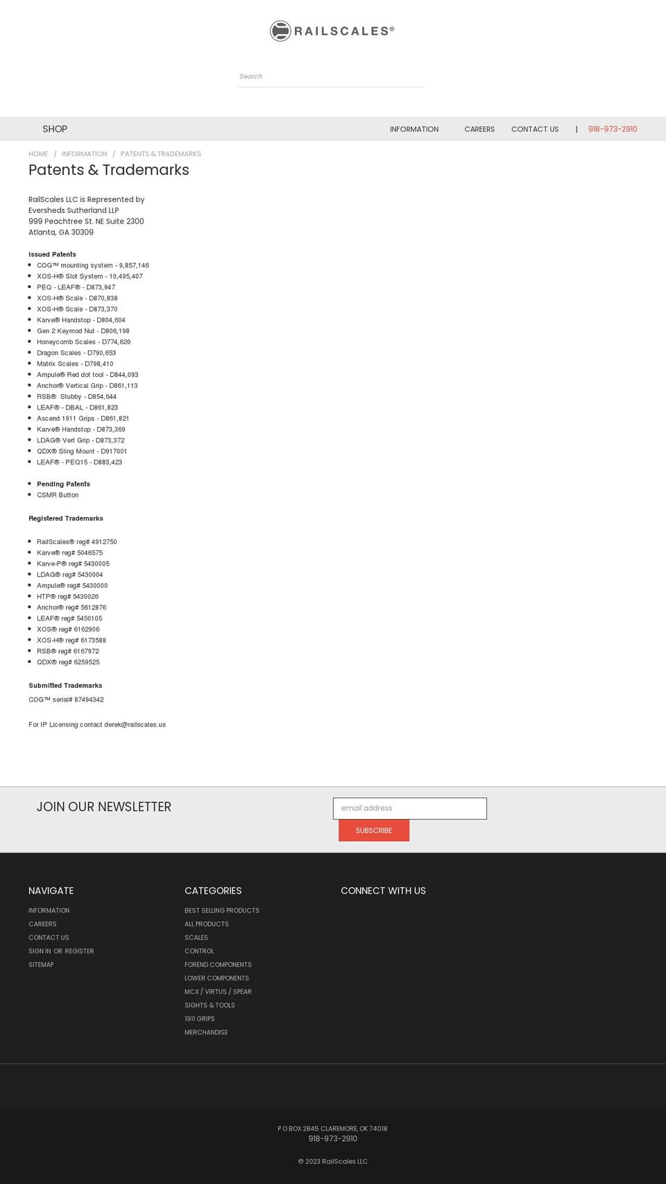 railscalesip.com — Shopify storefront screenshot