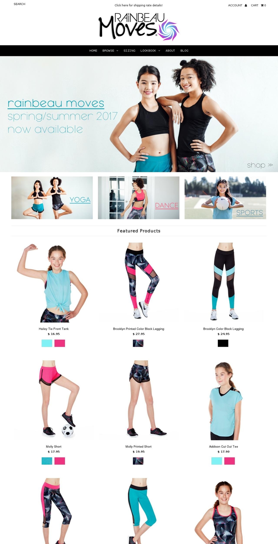 rainbeaumoves.com shopify website screenshot