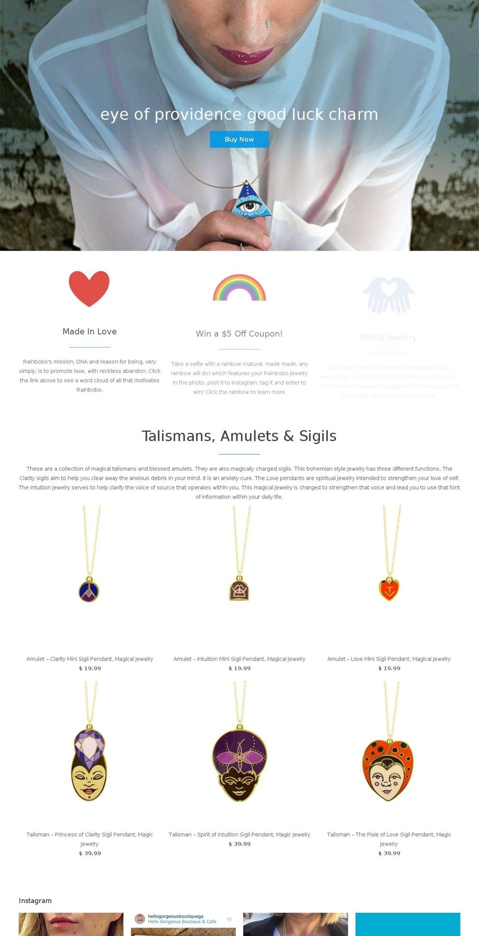 rainbobo.com — Shopify storefront screenshot