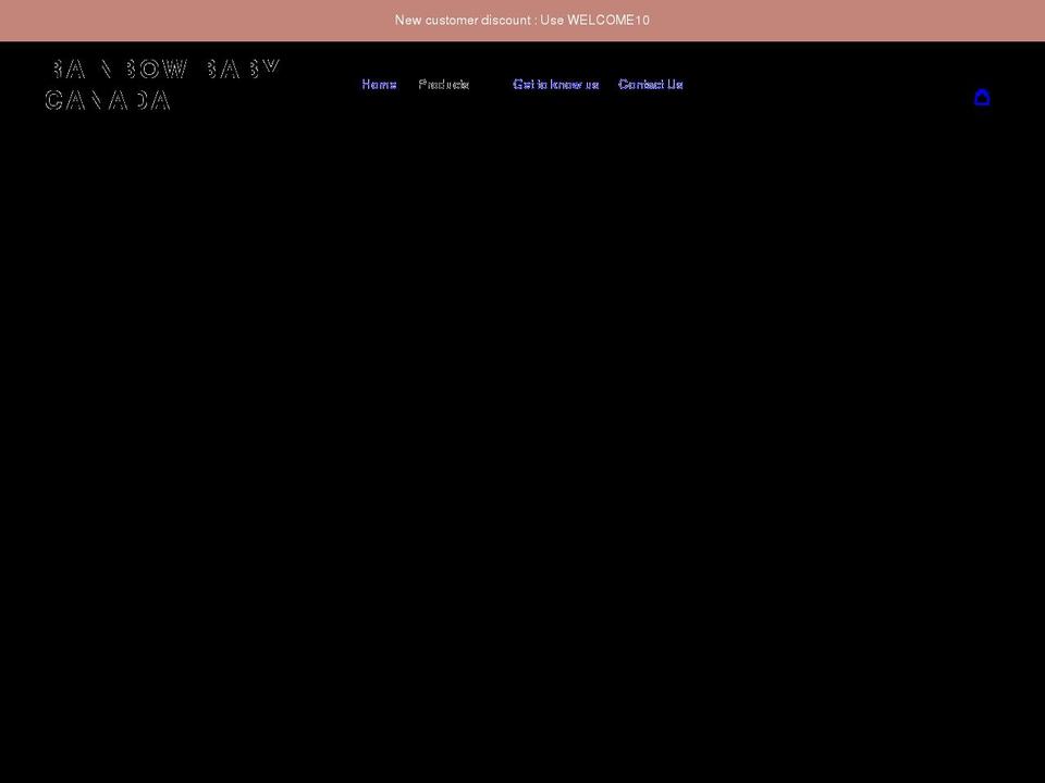 rainbowbabycanada.com shopify website screenshot