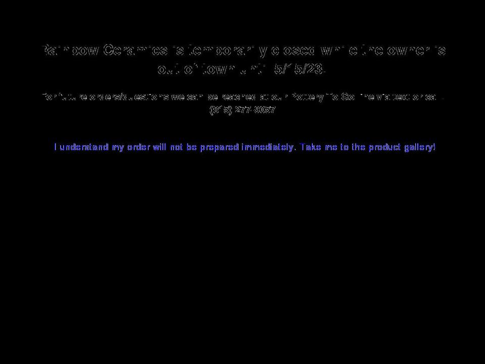 rainbowceramics.org shopify website screenshot