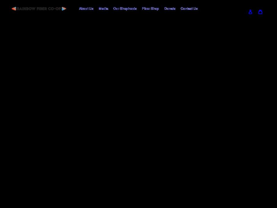 rainbowfibercoop.org shopify website screenshot