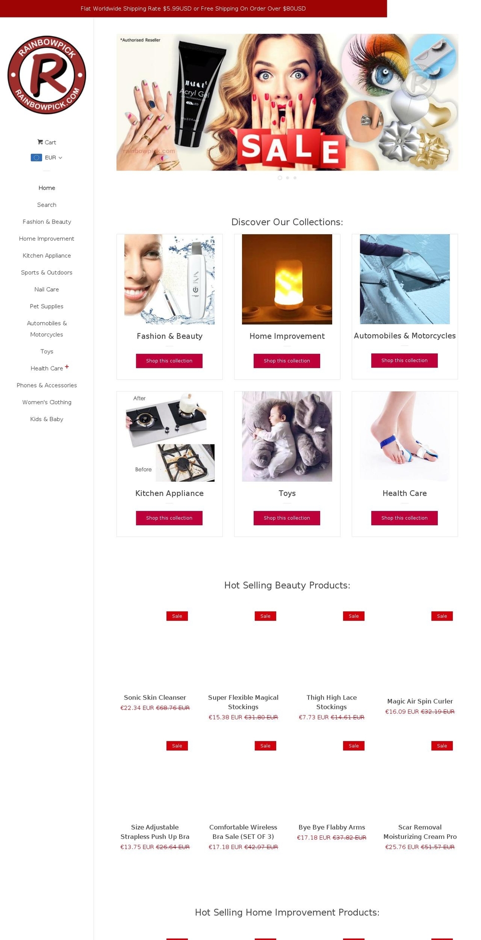 rainbowpick.myshopify.com shopify website screenshot