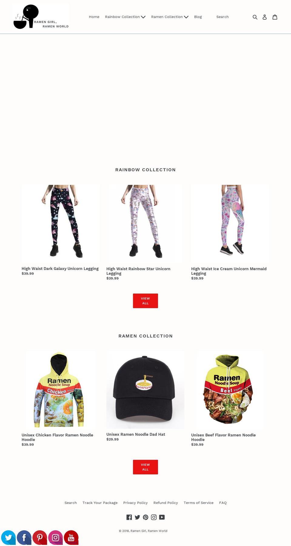 rainbowramen.com — Shopify storefront screenshot