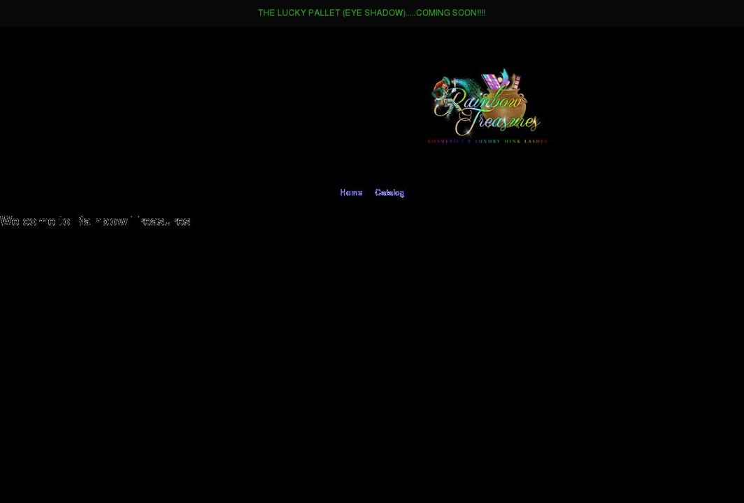 rainbowtreasures.org shopify website screenshot