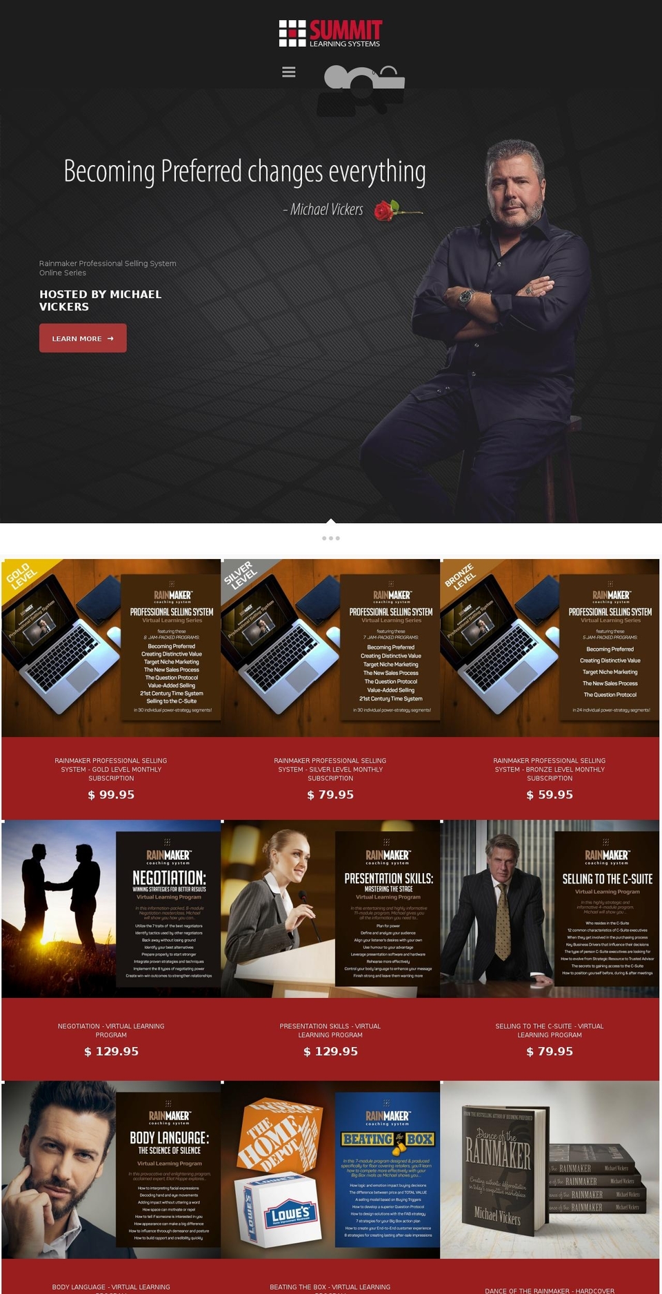 rainmakerstore.com — Shopify storefront screenshot