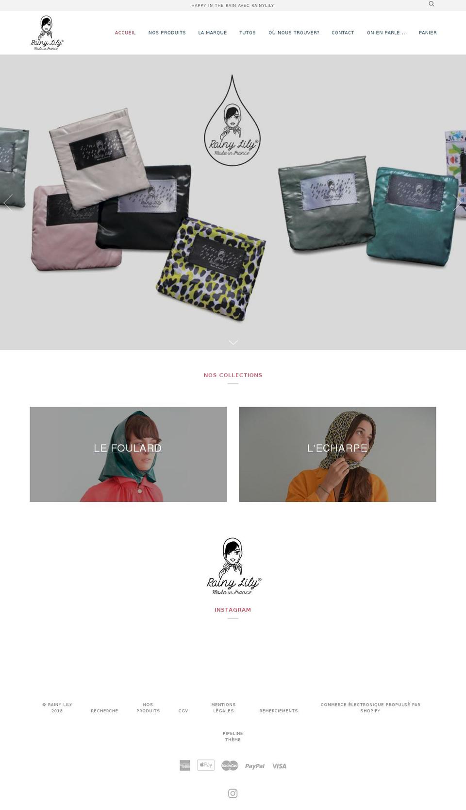 rainylily.com — Shopify storefront screenshot