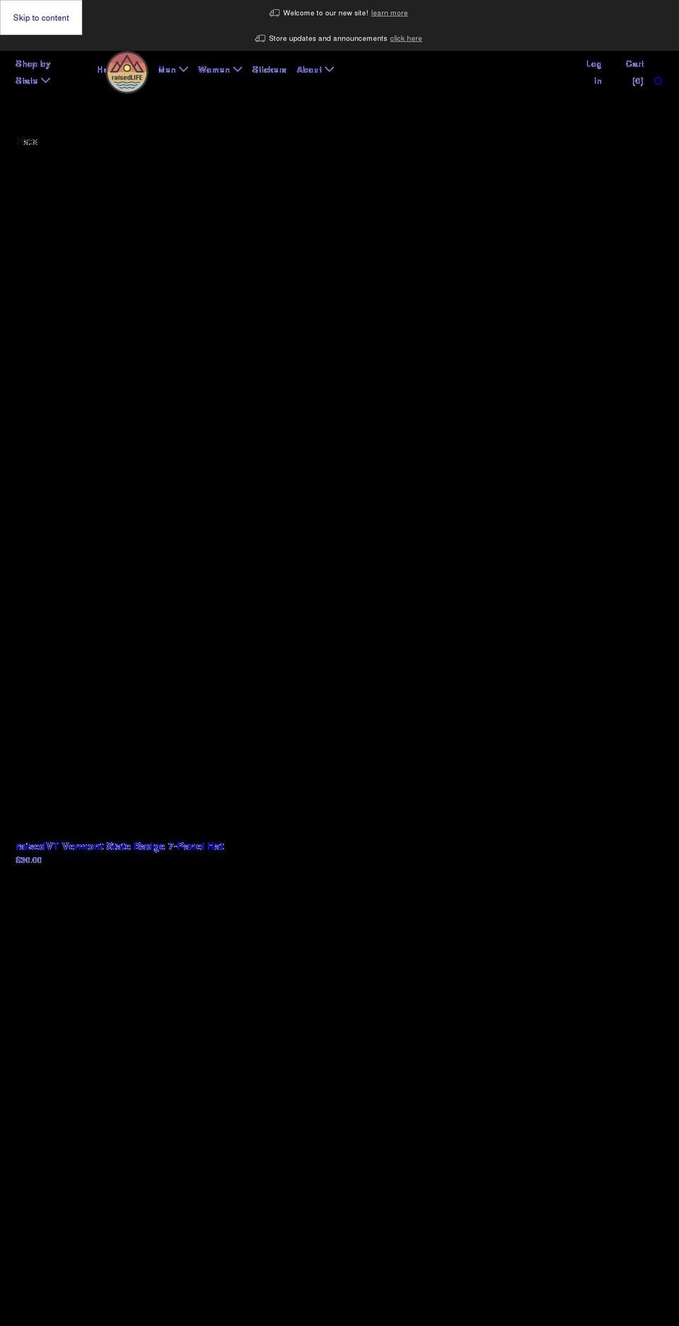 raisedlife.com shopify website screenshot