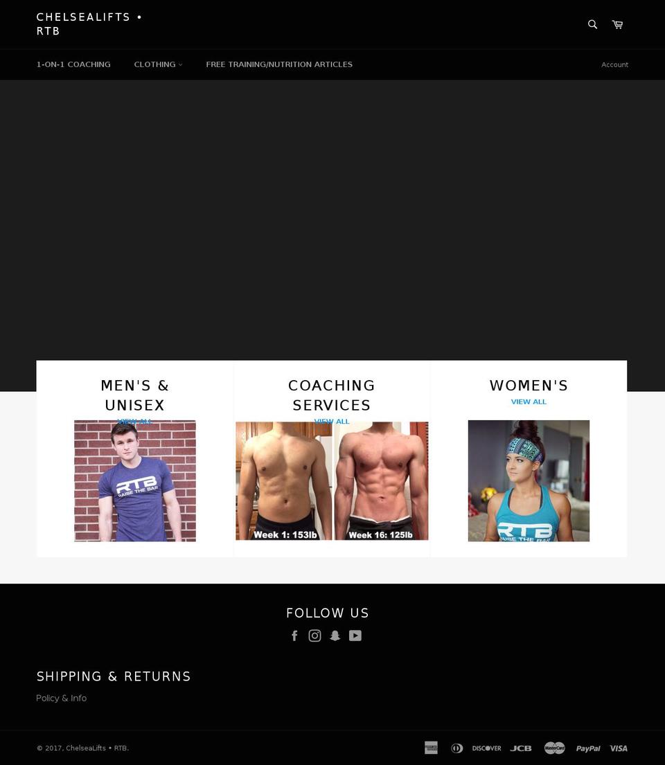 raisethebarapparel.com shopify website screenshot