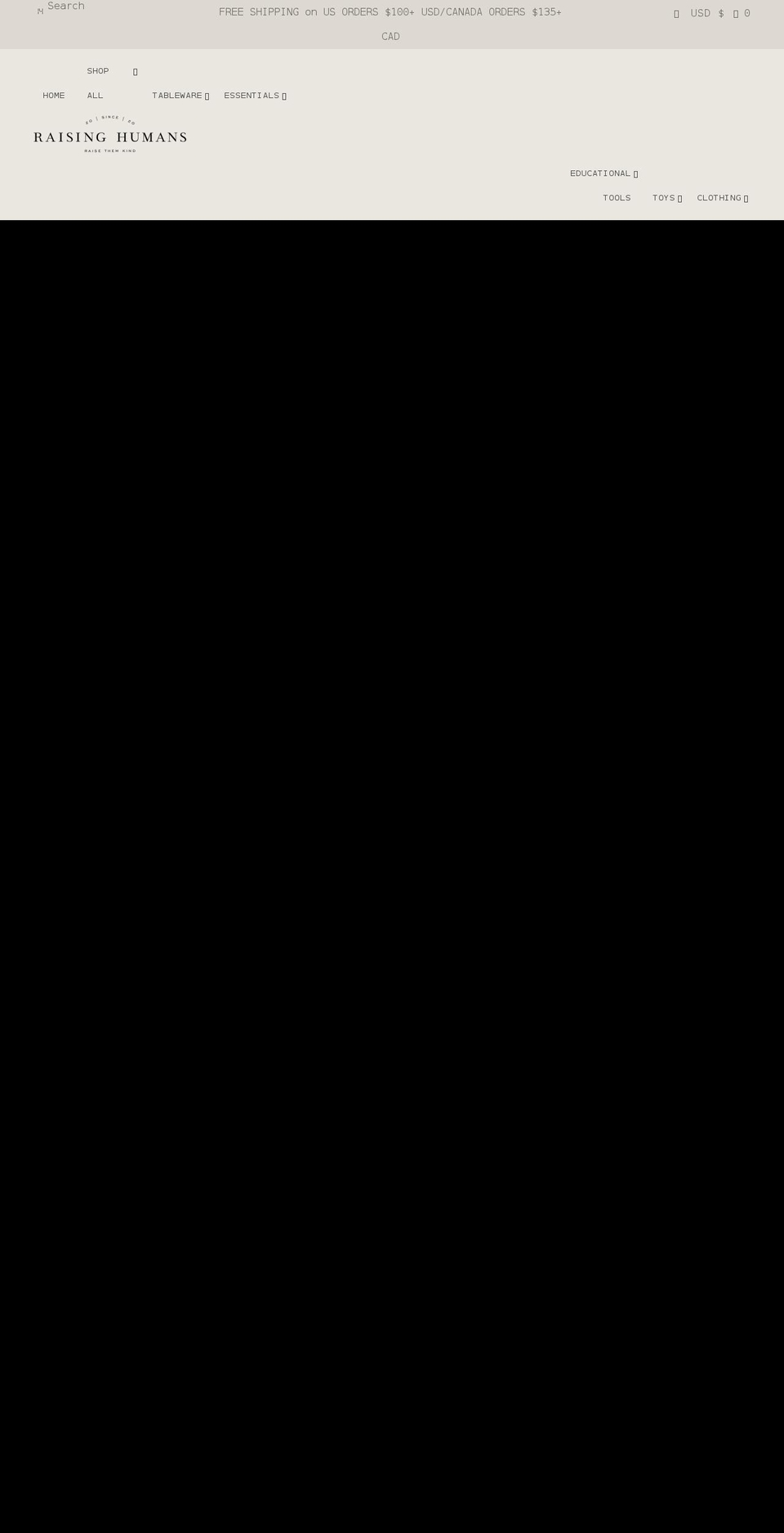 raisinghumans.co shopify website screenshot