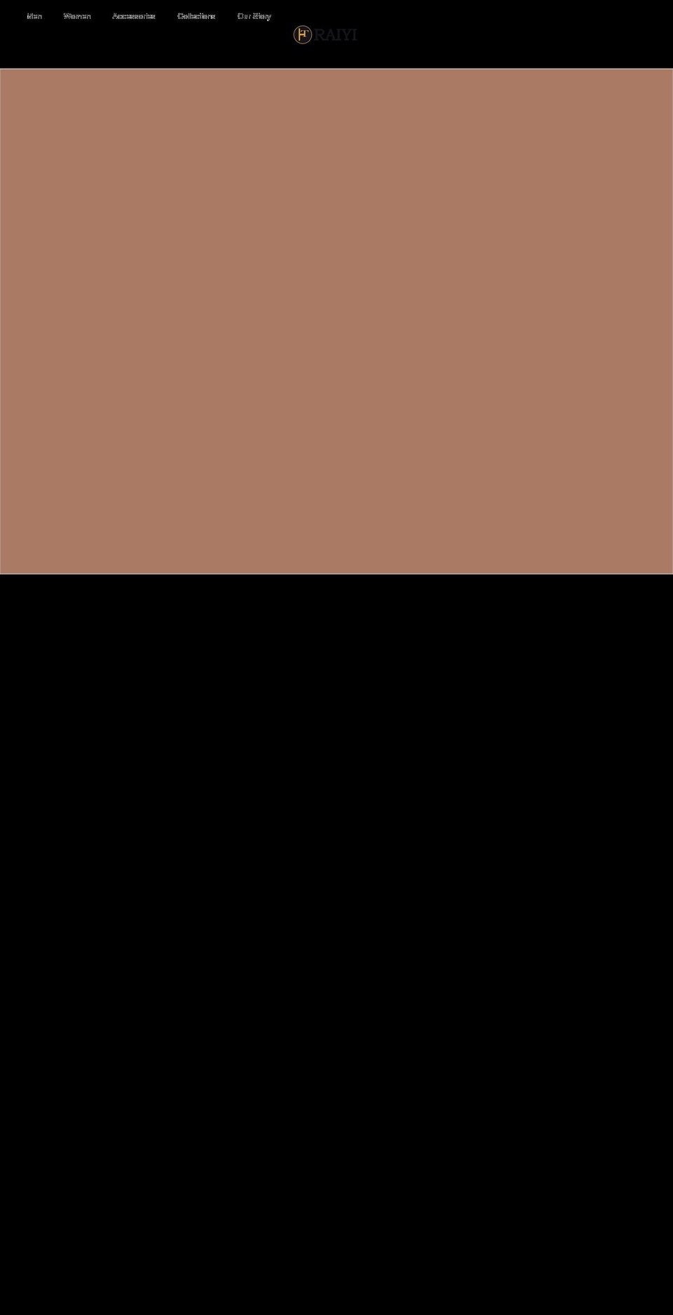 raiyibrand.com shopify website screenshot