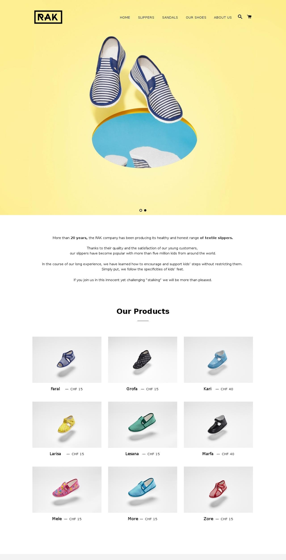 rak.store shopify website screenshot