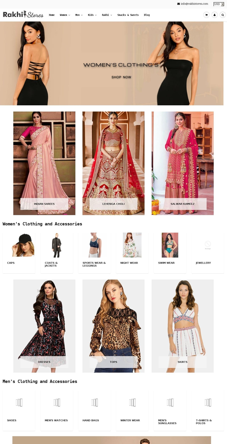 rakhistores.com — Shopify storefront screenshot