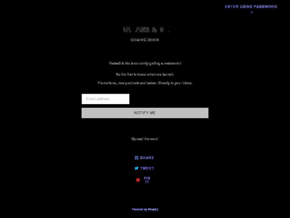 ralas3andme.com shopify website screenshot