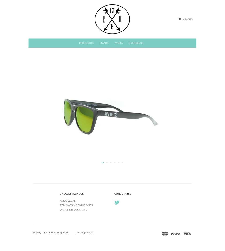 ralfodie.com — Shopify storefront screenshot