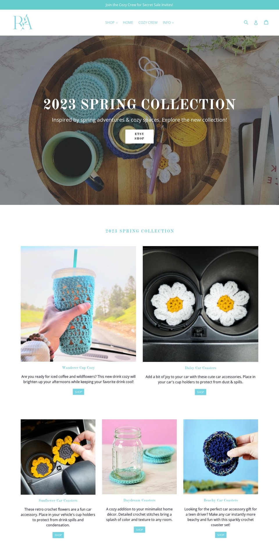 rallisonshop.com — Shopify storefront screenshot