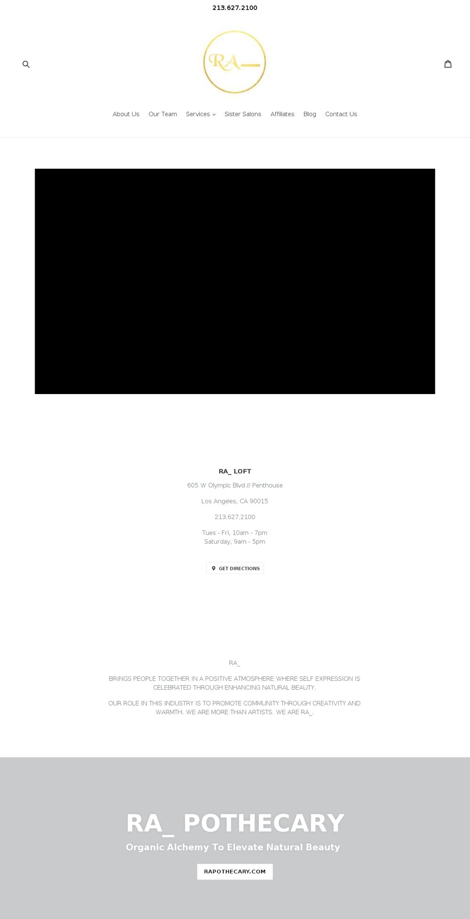 raloft.com — Shopify storefront screenshot