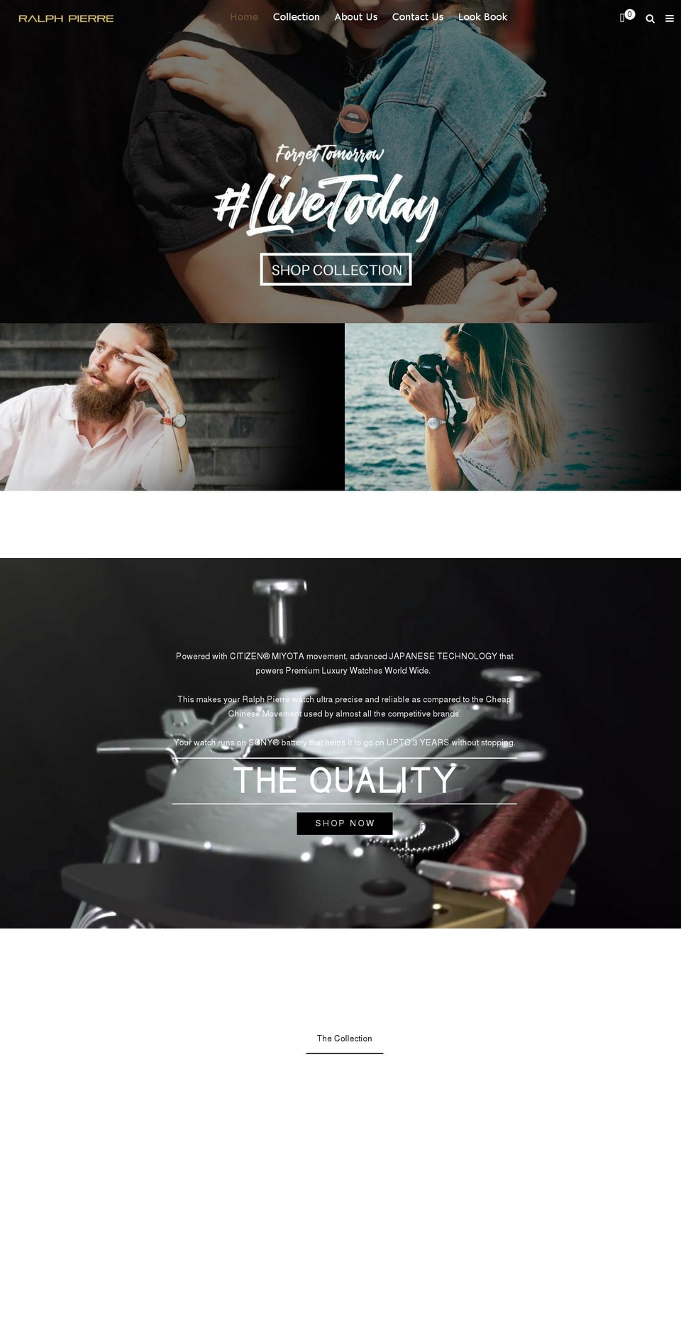 ralphpierre.com — Shopify storefront screenshot