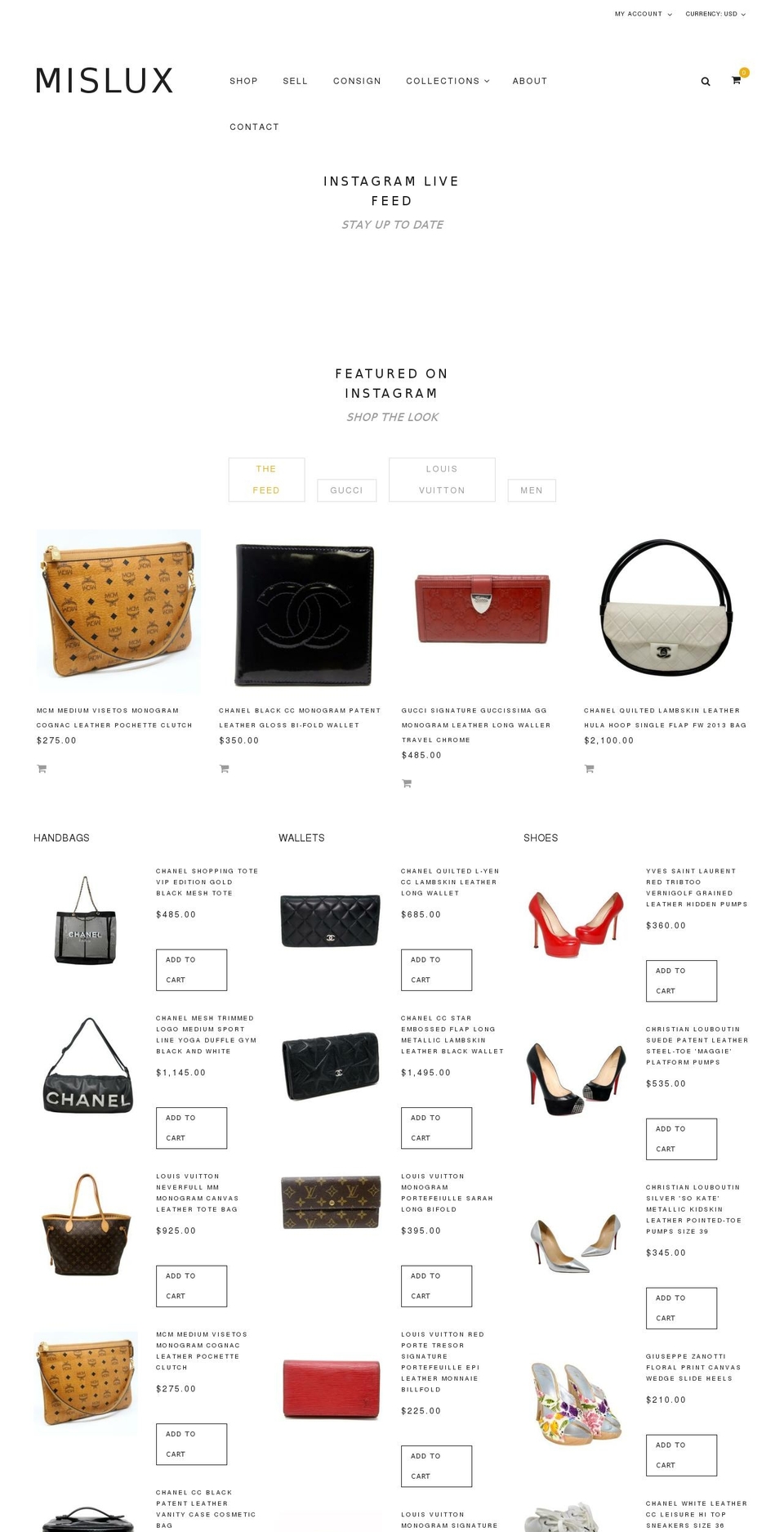 raluxe.com shopify website screenshot