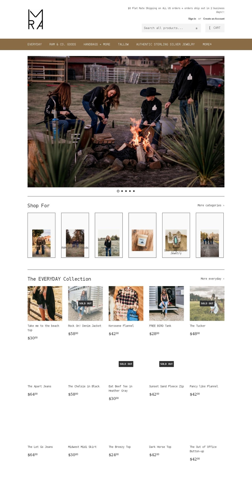 ramandcomarket.com shopify website screenshot