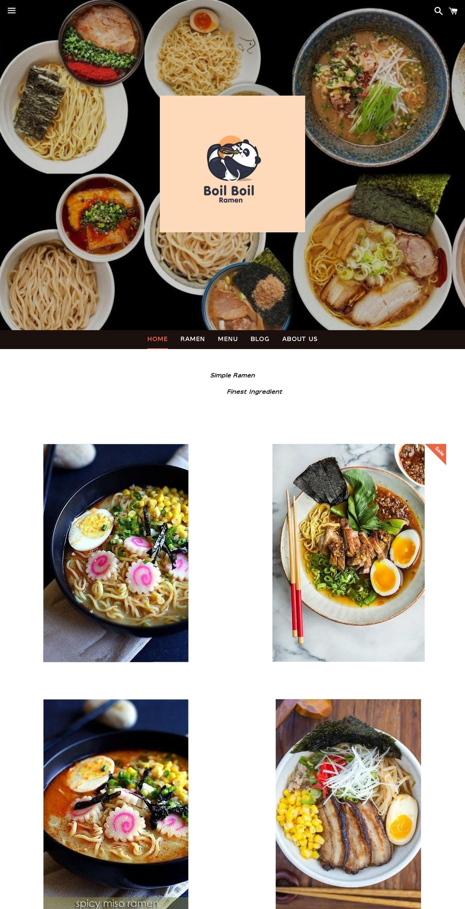 ramentogo.com — Shopify storefront screenshot