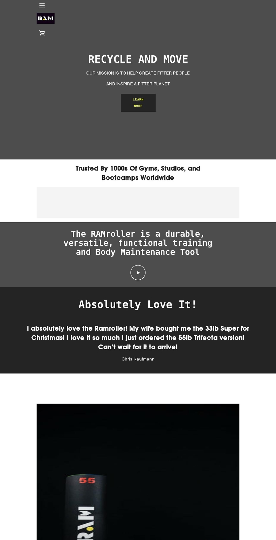 ramfit.com shopify website screenshot